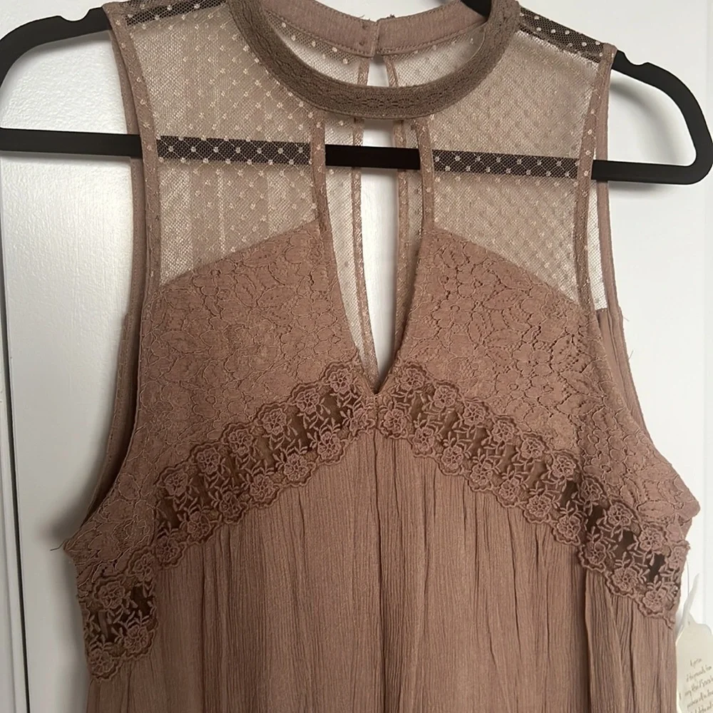 NWT Altard State Taupe Dress Size L - Picture 2 of 4